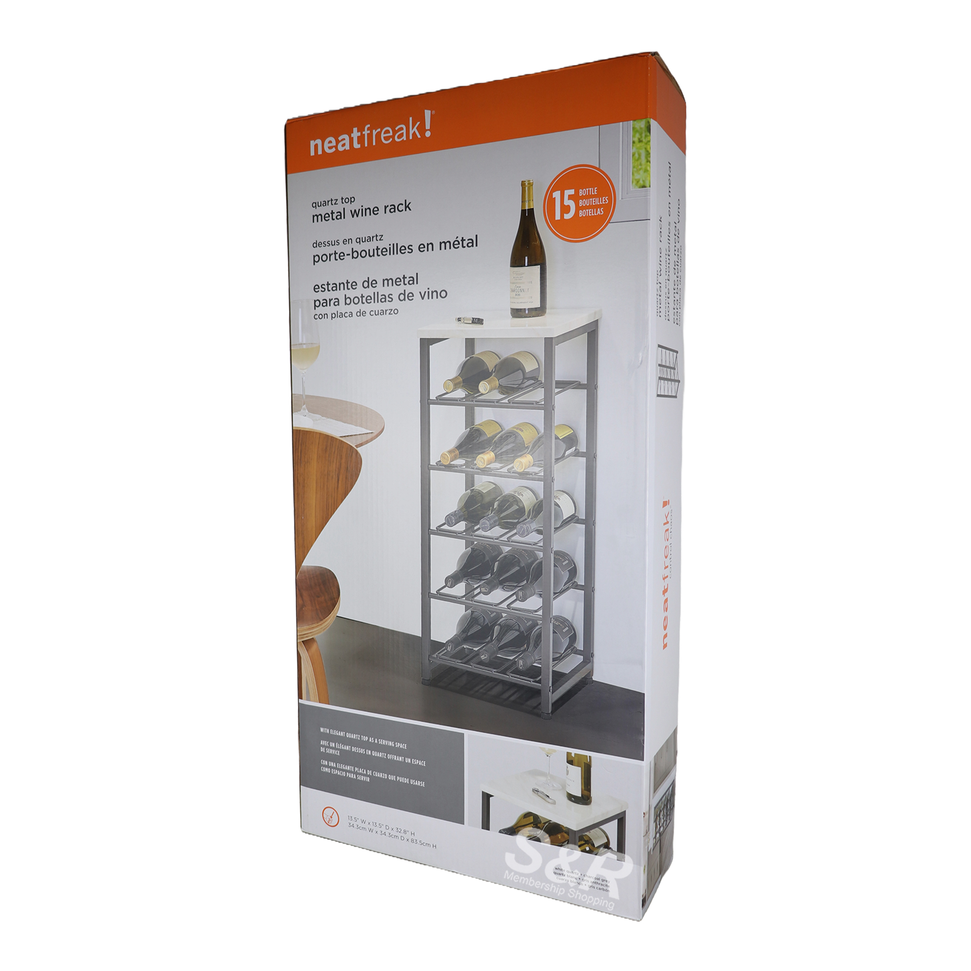 Neatfreak Metal Wine Rack 1pc Neatfreak Metal Wine Rack 1pc